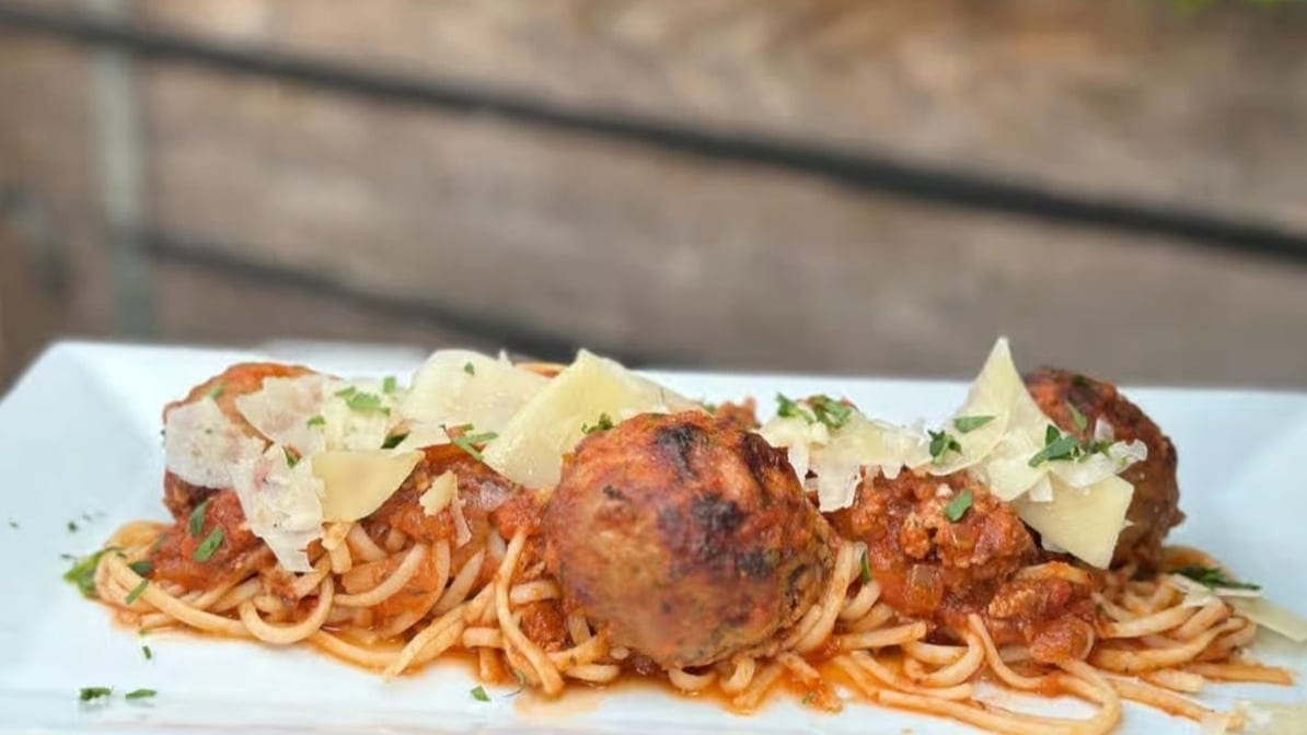 Linguine & Meatballs.