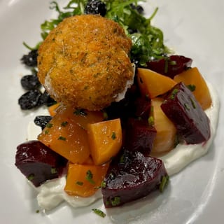 Fried Burrata Salad