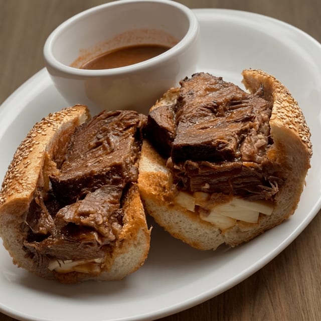 Short Rib French Dip.