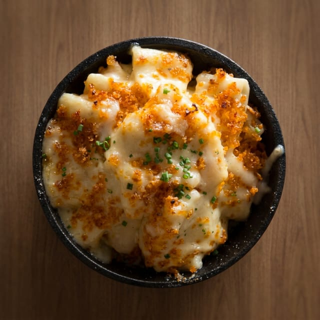 Smoked Gouda Mac & Cheese (Serves 4).