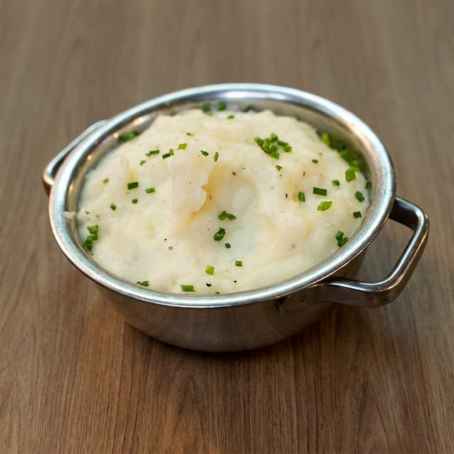 Buttery Mashed Potatoes.