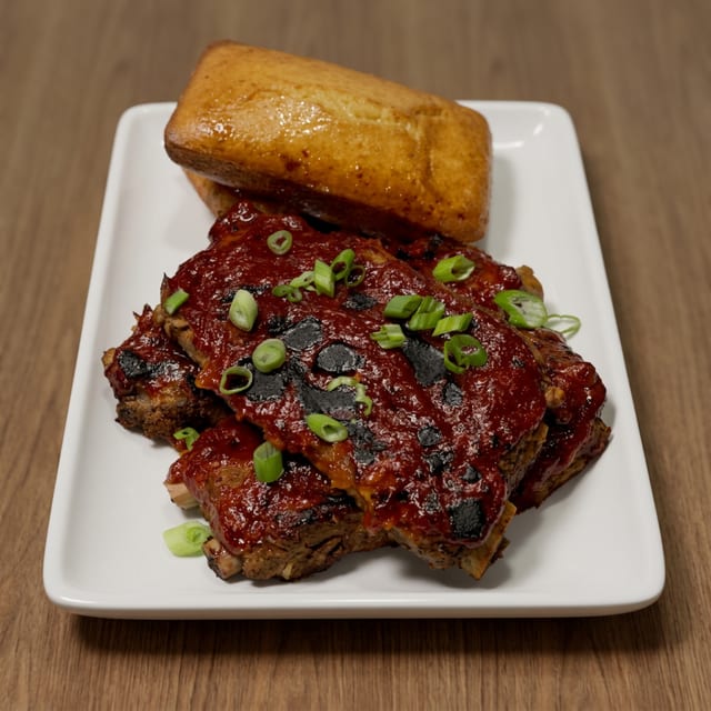 1/2 Rack of Baby Back Ribs.