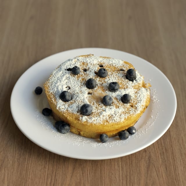 Stack of Buttermilk Pancakes.