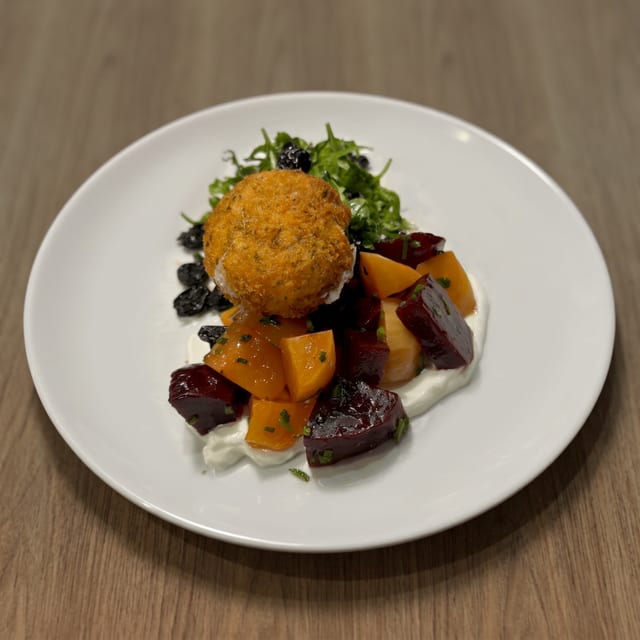 Fried Burrata Salad.