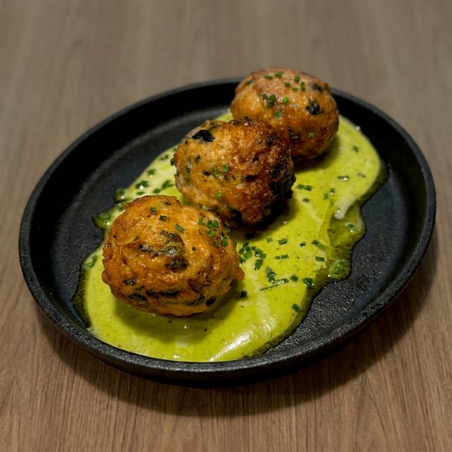 Chicken & Provolone Meatballs.