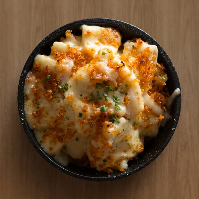 Smoked Gouda Mac-N-Cheese.